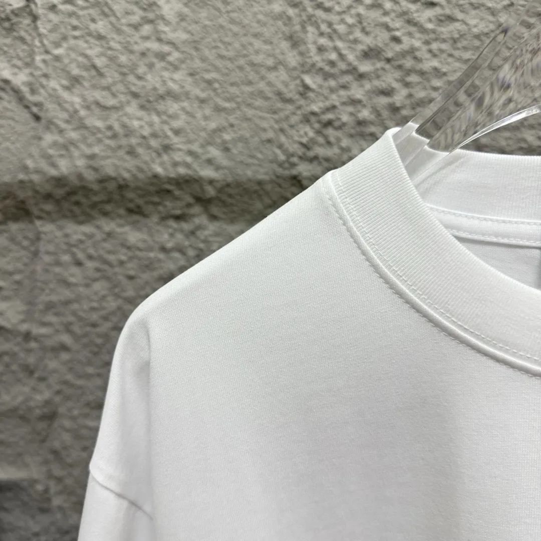 🅿️180 Polo* Ralph Lauren 2025 spring and summer new style Classic pony embroidery Customized double yarn plain cotton fabric Short-sleeved T-shirt Uniform for men and women Color: black white light pink light blue Size: S (90-130 pounds) M (120-150 pounds) L (140-165 pounds) XL (160-180 pounds) XXL (180-210 pounds)